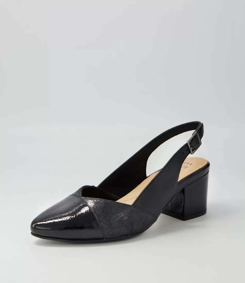 Women ZIERA Heels<Vabra Xw Black Mix Heels