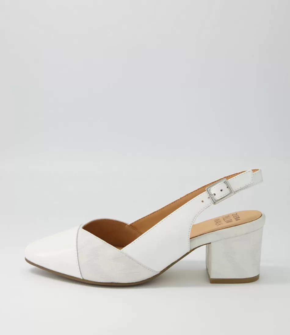 Women ZIERA Heels<Vabra Xw White Mix Heels