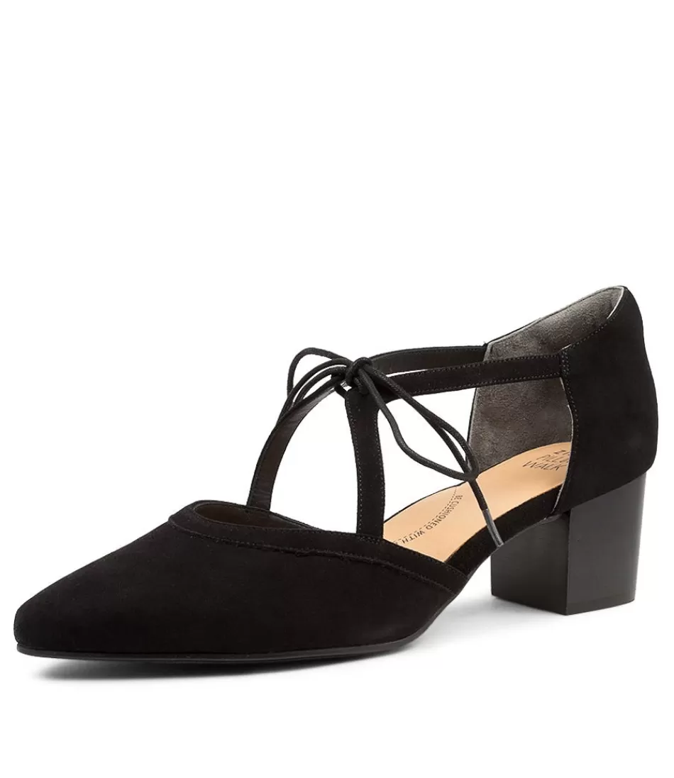 Women ZIERA Heels<Vedu Xw Black-Black Suede