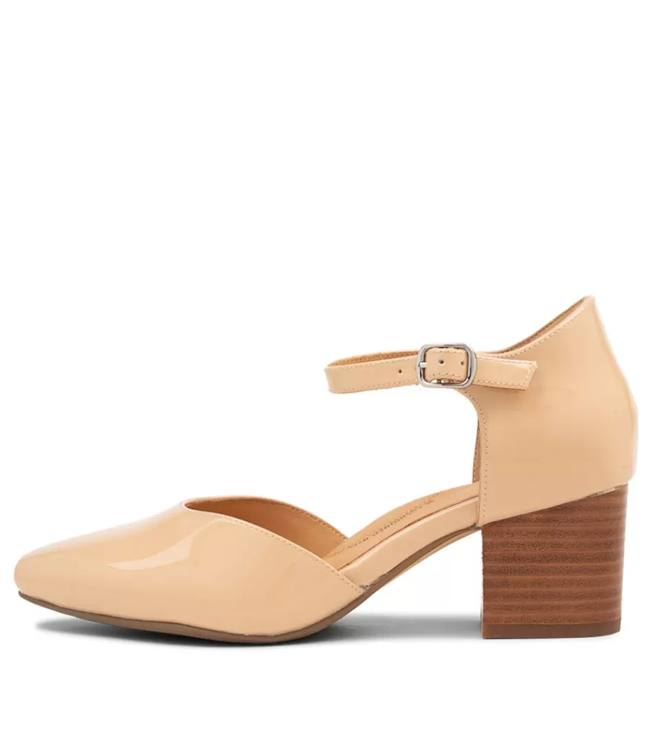 Women ZIERA Heels<Vitor Xw Nude Patent Leather Heels