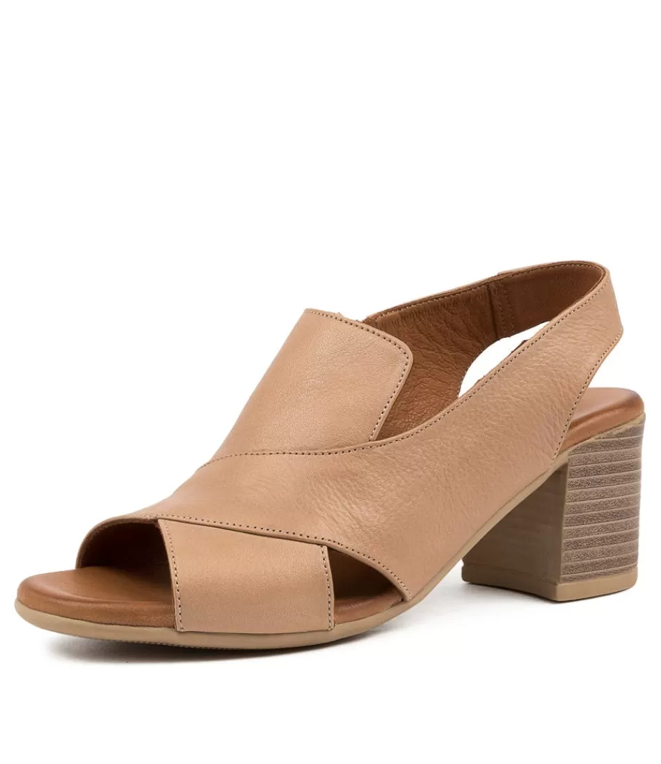 Women DIANA FERRARI Heels<Wondir Pale Taupe Leather