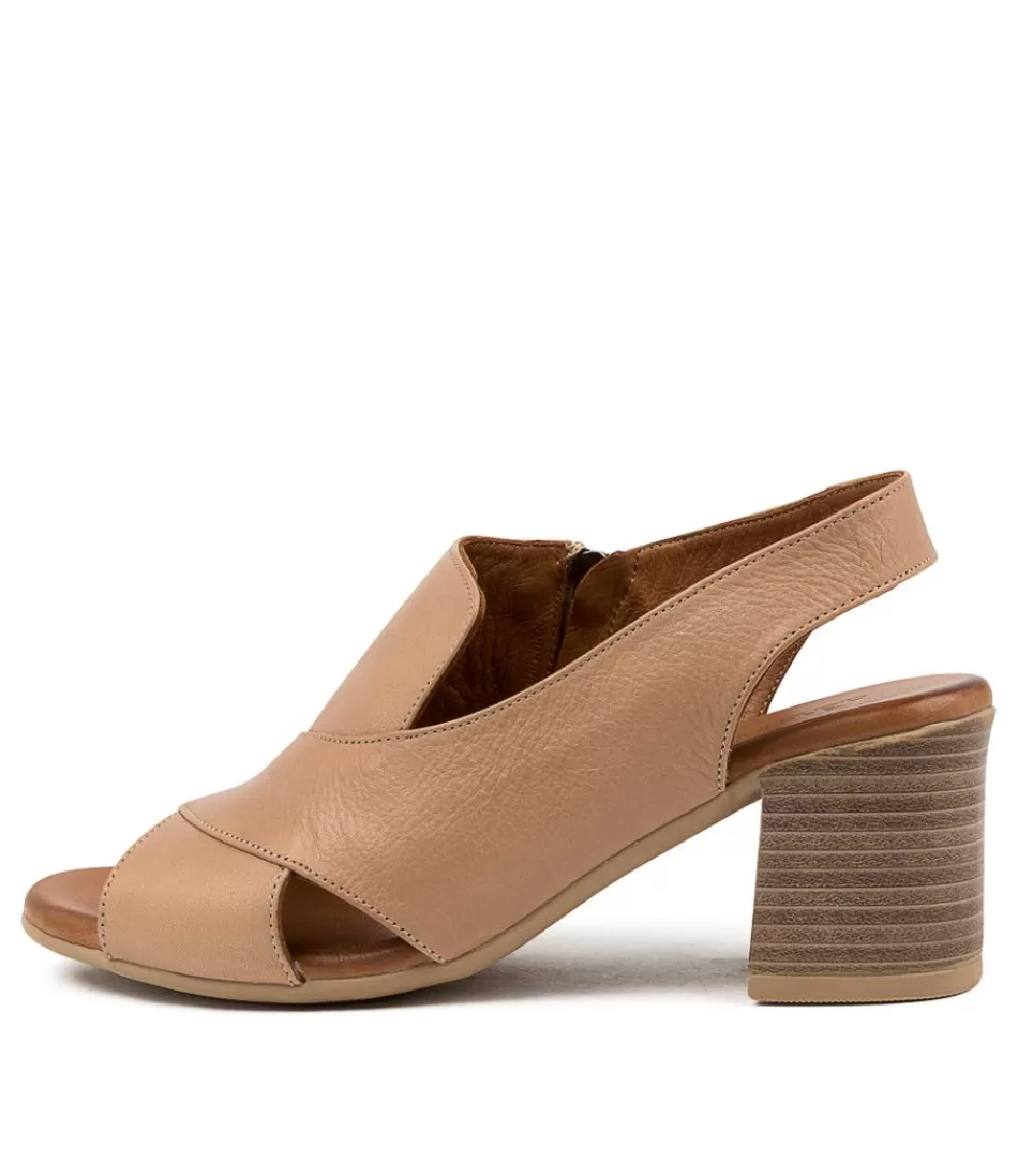 Women DIANA FERRARI Heels<Wondir Pale Taupe Leather